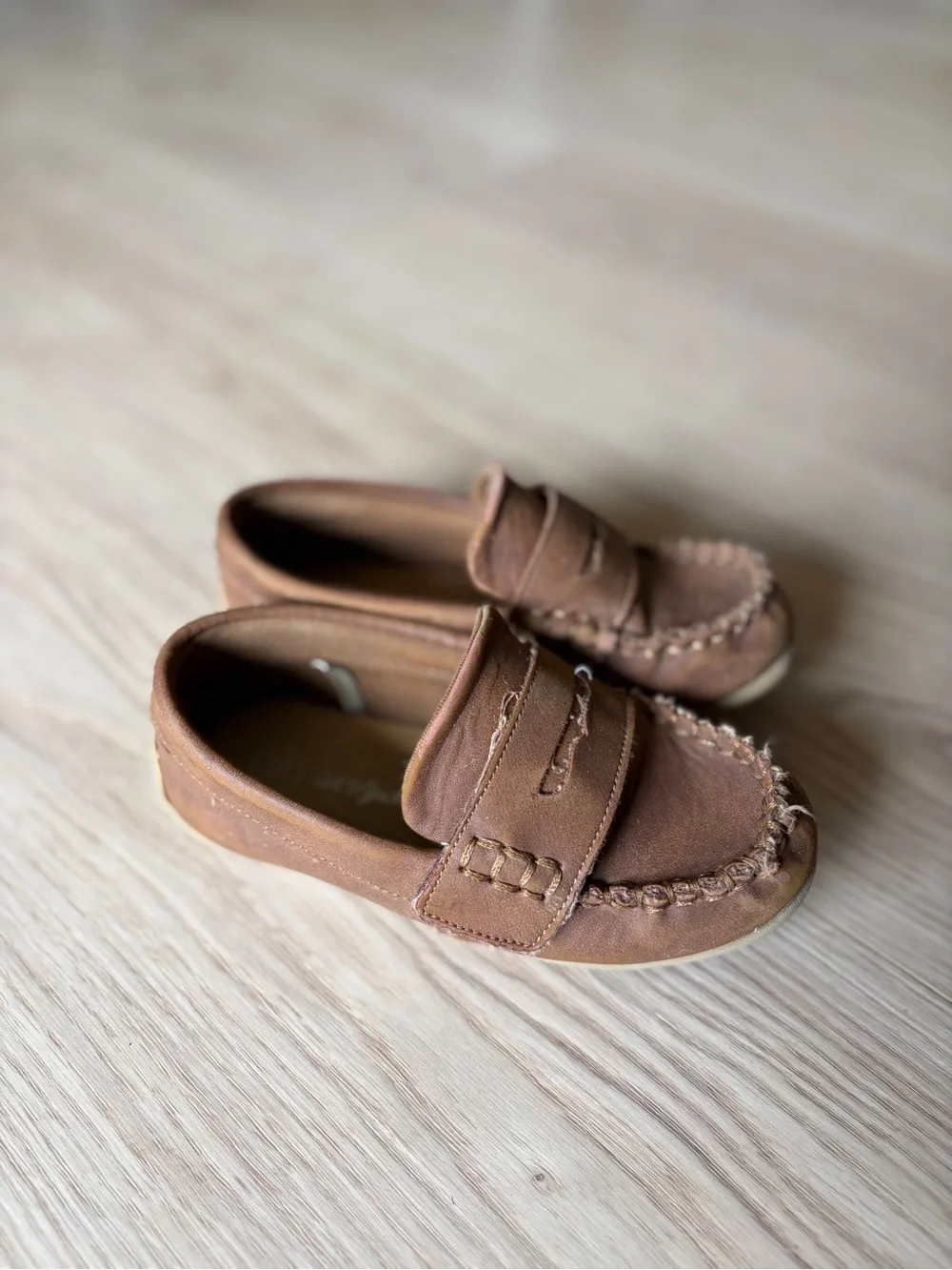 Cat & Jack Brown Moccasin Loafers